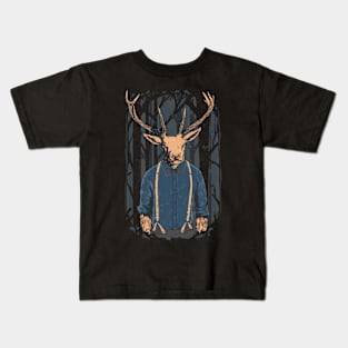 human deer hybrid Kids T-Shirt